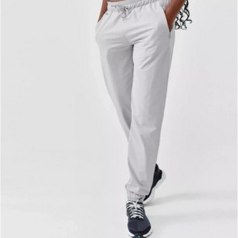 KALENJI Womens Running Breathable Joggers Trousers Dry Light Grey
